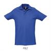 Heren polo royal blauw korte mouw personaliseren bedrukken vanaf 1 stuks