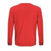 foto 2 Heren shirt Ronde hals helder rood katoen met lange mouwen