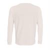 foto 2 Heren shirt Ronde hals wit katoen met lange mouwen