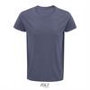 Heren T-shirt denim Ronde hals biologisch katoen