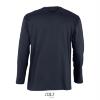 foto 2 Heren T-shirt donkerblauw Lange mouw T-shirt ronde hals