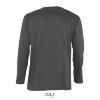 foto 2 Heren T-shirt donkergrijs Lange mouw T-shirt ronde hals