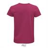 foto 2 Heren T-shirt fuchsia biologisch katoen ronde hals