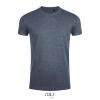 Heren T-shirt heather denim
