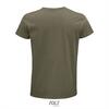 foto 2 Heren T-shirt khaki biologisch katoen ronde hals