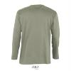 foto 2 Heren T-shirt khaki Lange mouw T-shirt ronde hals