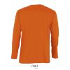 foto 2 Heren T-shirt oranje Lange mouw T-shirt ronde hals