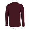 foto 2 Heren T-shirt oxblood rood lange mouw en ronde hals