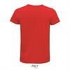 foto 2 Heren T-shirt rood biologisch katoen ronde hals