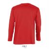 foto 2 Heren T-shirt rood Lange mouw T-shirt ronde hals