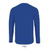 foto 2 Heren T-shirt royal blauw lange mouw en ronde hals