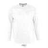 foto 1 Heren T-shirt wit Lange mouw T-shirt ronde hals