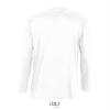 foto 2 Heren T-shirt wit Lange mouw T-shirt ronde hals