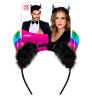 foto 4 Hoofdband met hoorntjes, regenboog metallic
