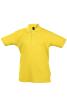 Kinder polo geel poloshirt