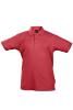 Kinder polo rood poloshirt
