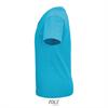 foto 3 Kinder t-shirt aqua blauw katoen ronde hals