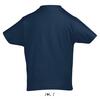 foto 2 Kinder T-shirt donkerblauw van 190 gsm met een ronde hals