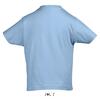 foto 2 Kinder T-shirt hemelsblauw van 190 gsm met een ronde hals