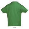 foto 2 Kinder T-shirt kermitgroen van 190 gsm met een ronde hals