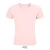 Kinder t-shirt roze biologisch katoen ronde hals