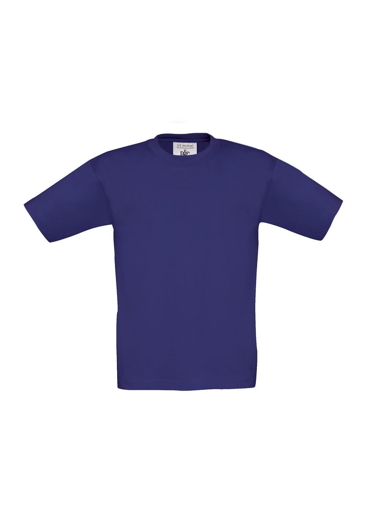 Kindershirts indigo korte mouw