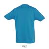 foto 2 Klassiek kinder T-shirt aqua blauw