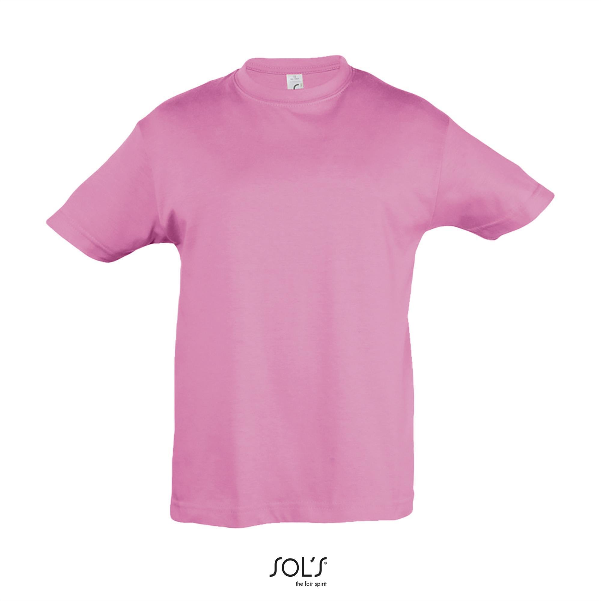 Klassiek kinder T-shirt orchidee roze