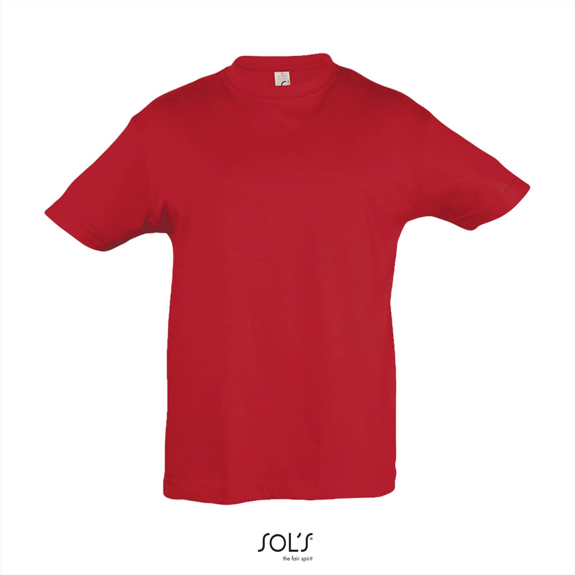 Klassiek kinder T-shirt rood