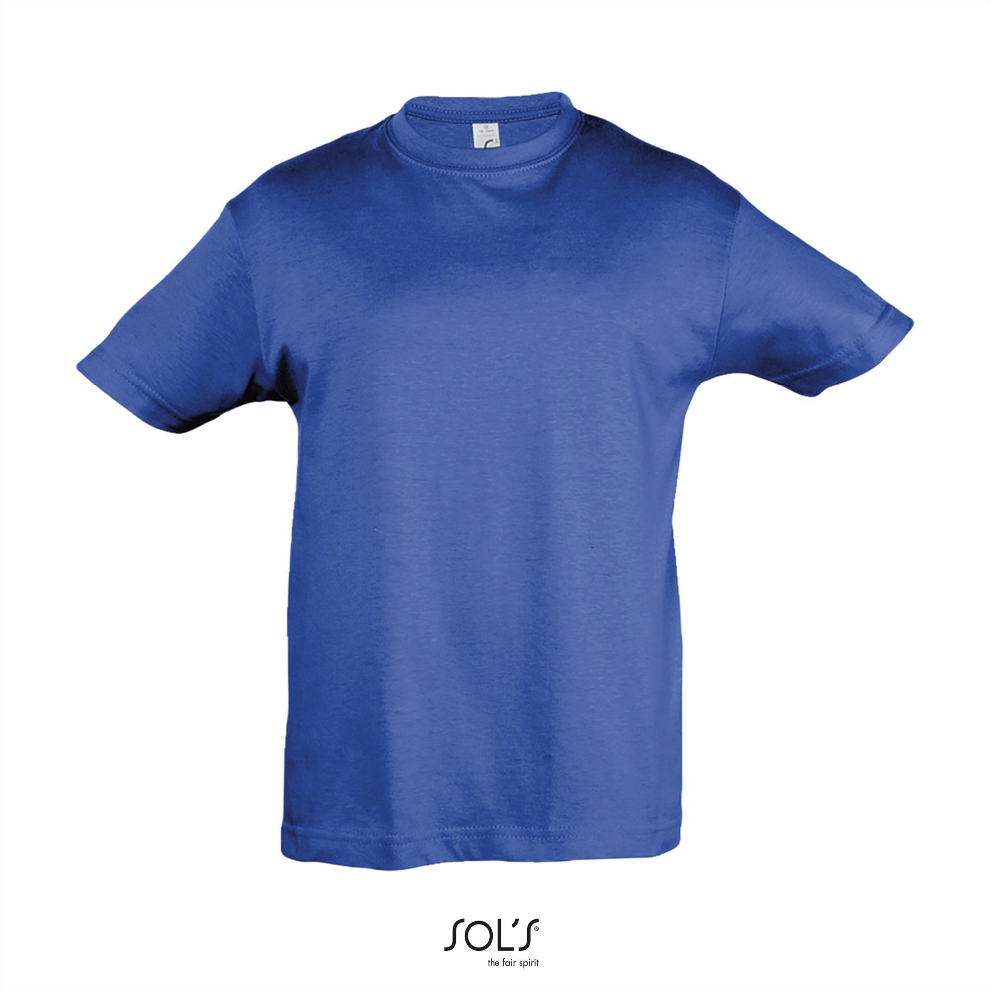 Klassiek kinder T-shirt royal blauw