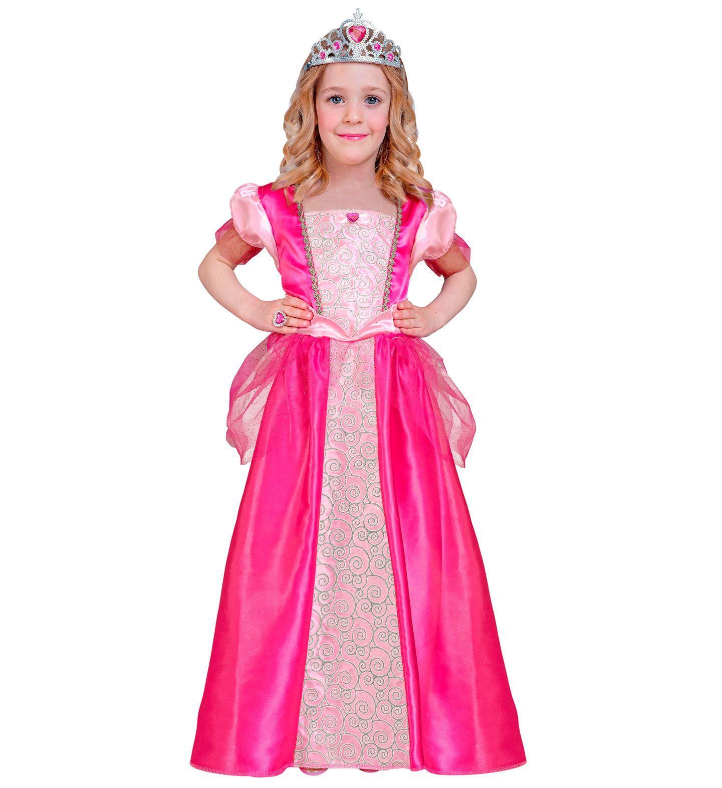 Koninklijk elegante verbluffende prinsessen jurk in het roze voor een kleine prinses