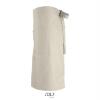 foto 2 Kort schort beige met grote zak met 2 vakken 