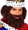 foto 3 Krullende baard met snor, bruin