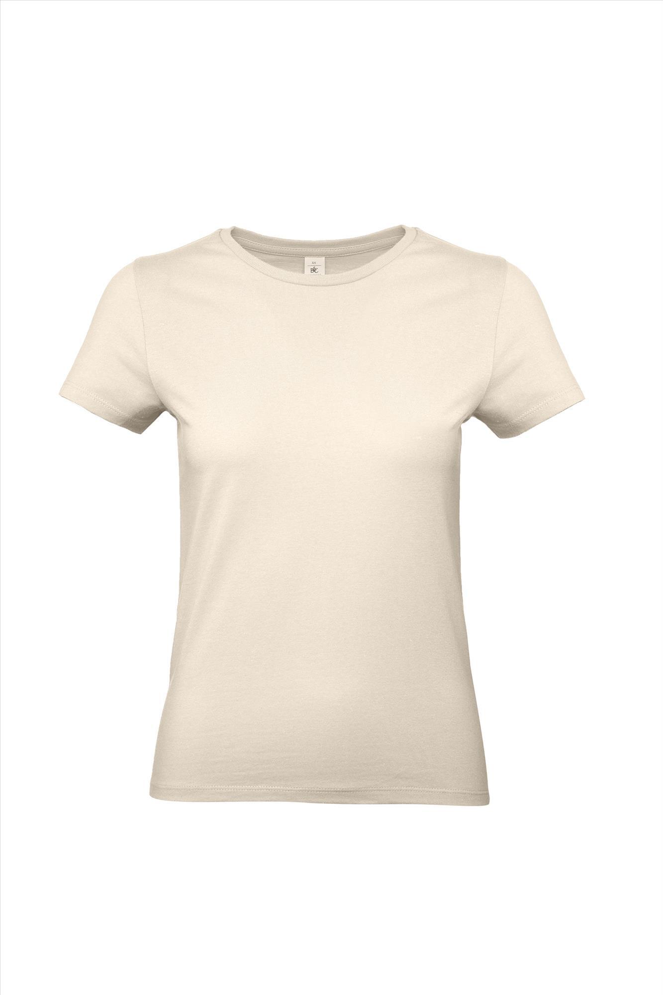 Modern T-shirt voor dames naturel