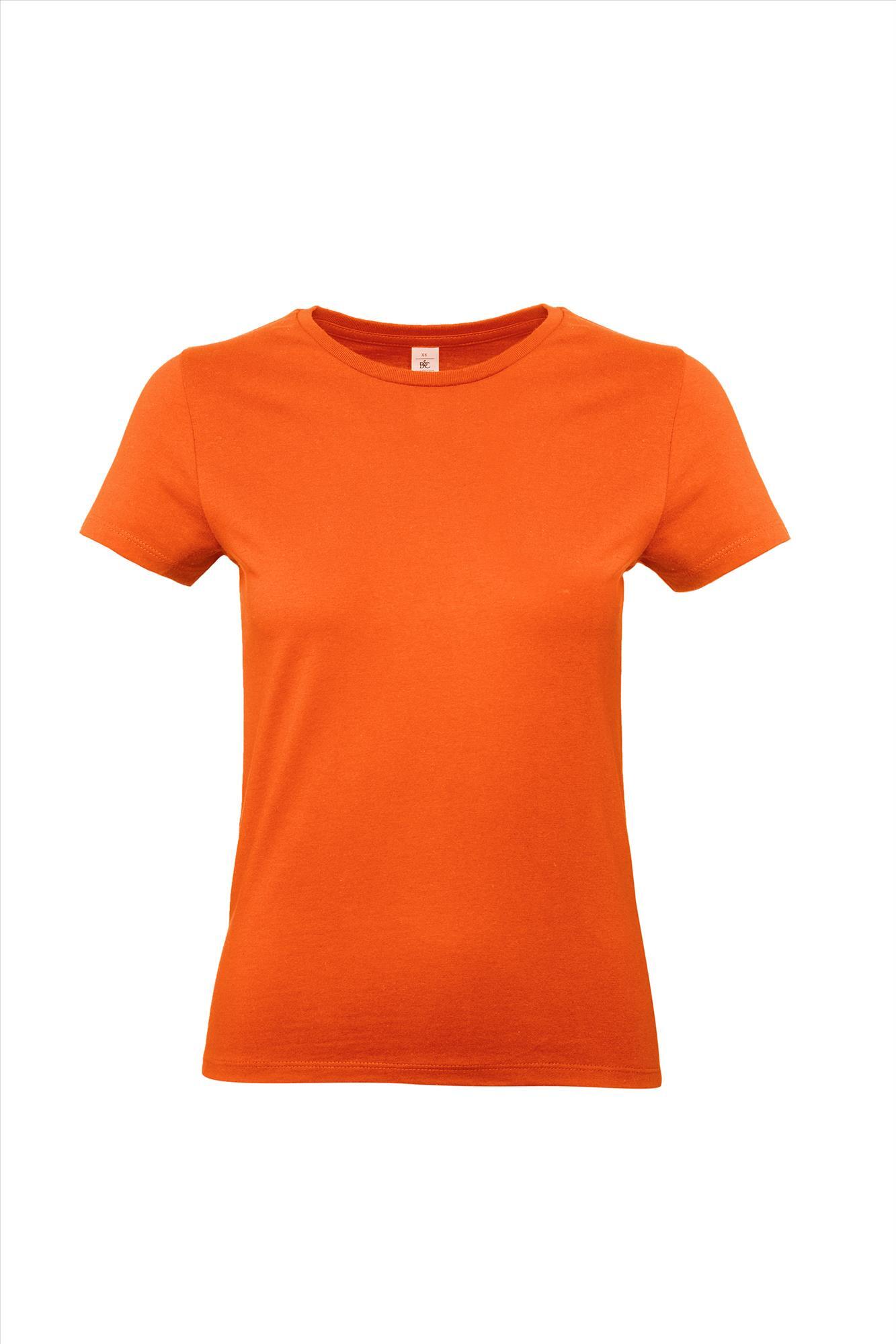 Modern T-shirt voor dames oranje koningsdag