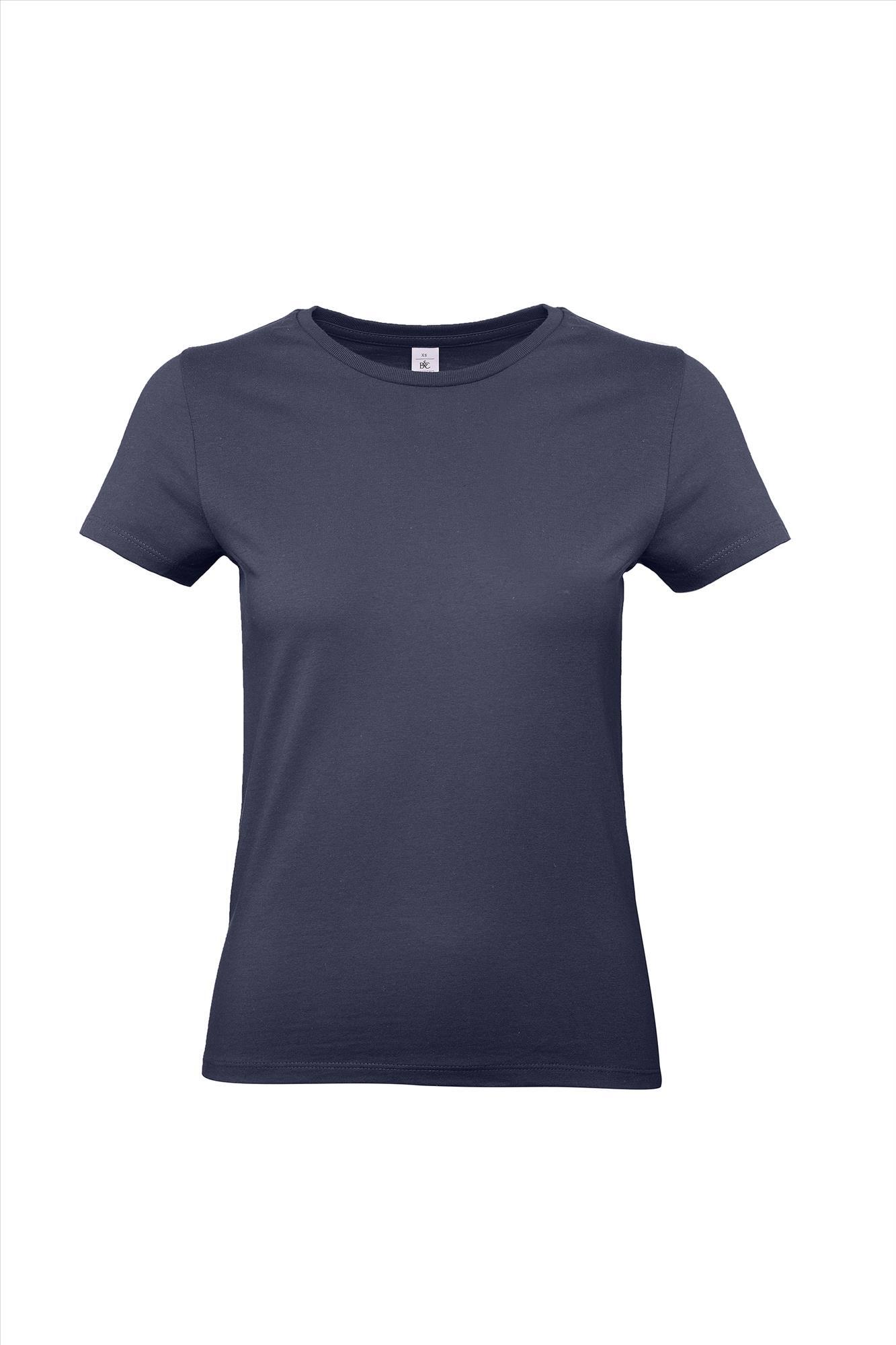 Modern T-shirt voor dames urban donkerblauw