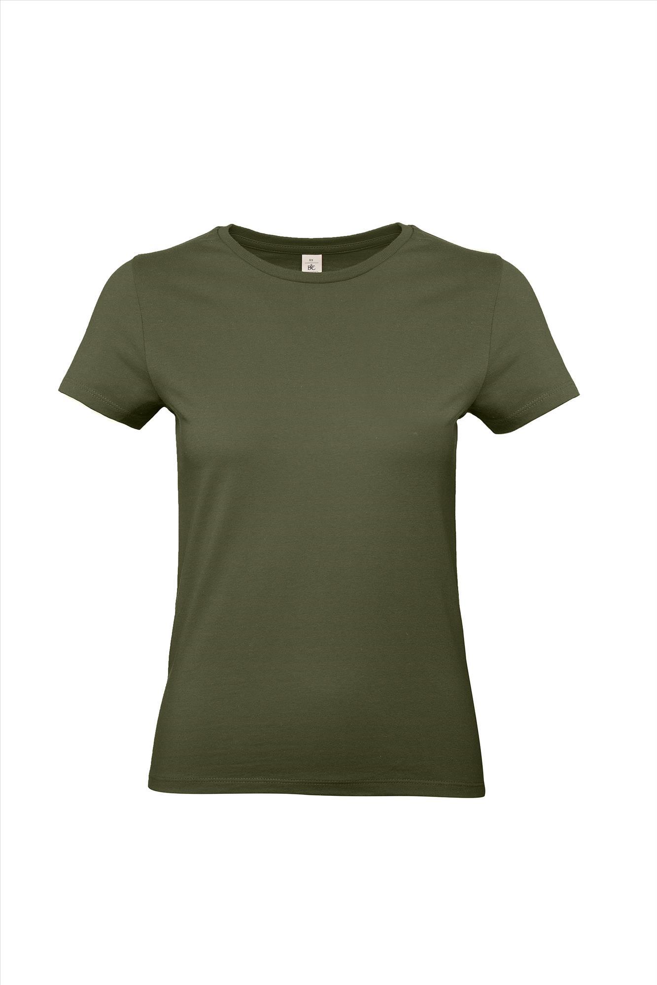 Modern T-shirt voor dames urban khaki