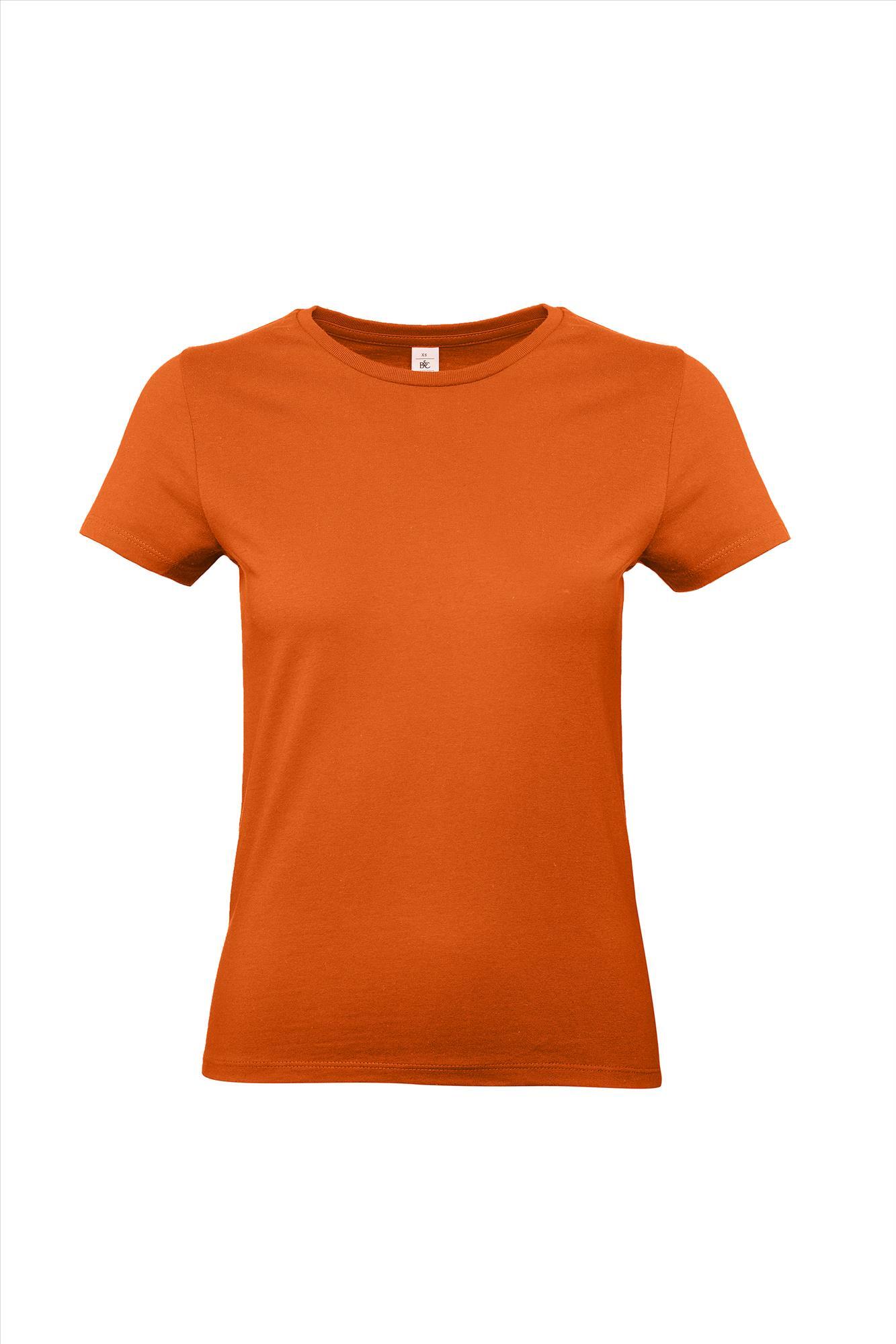 Modern T-shirt voor dames urban oranje koningsdag