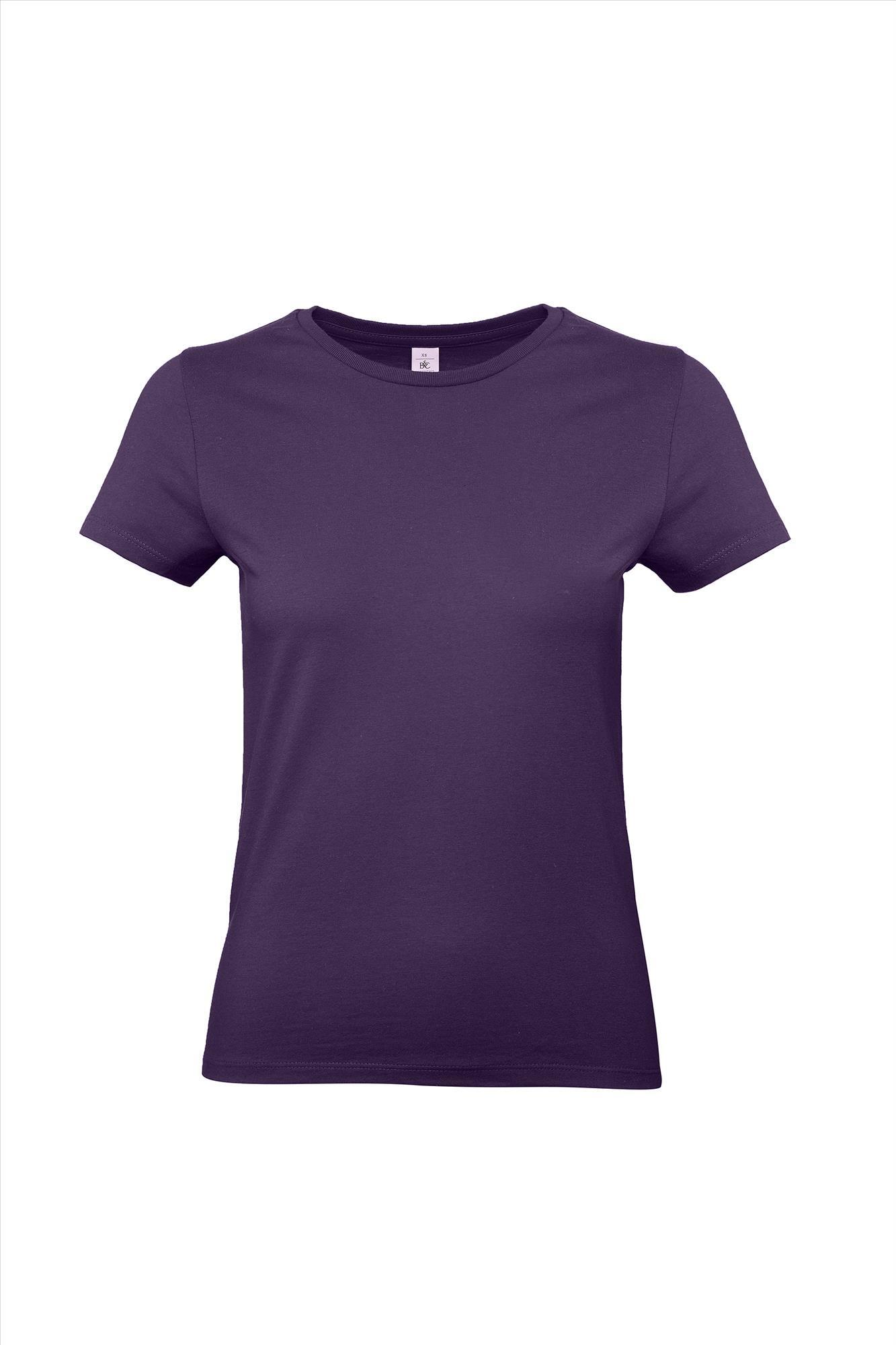 Modern T-shirt voor dames urban paars