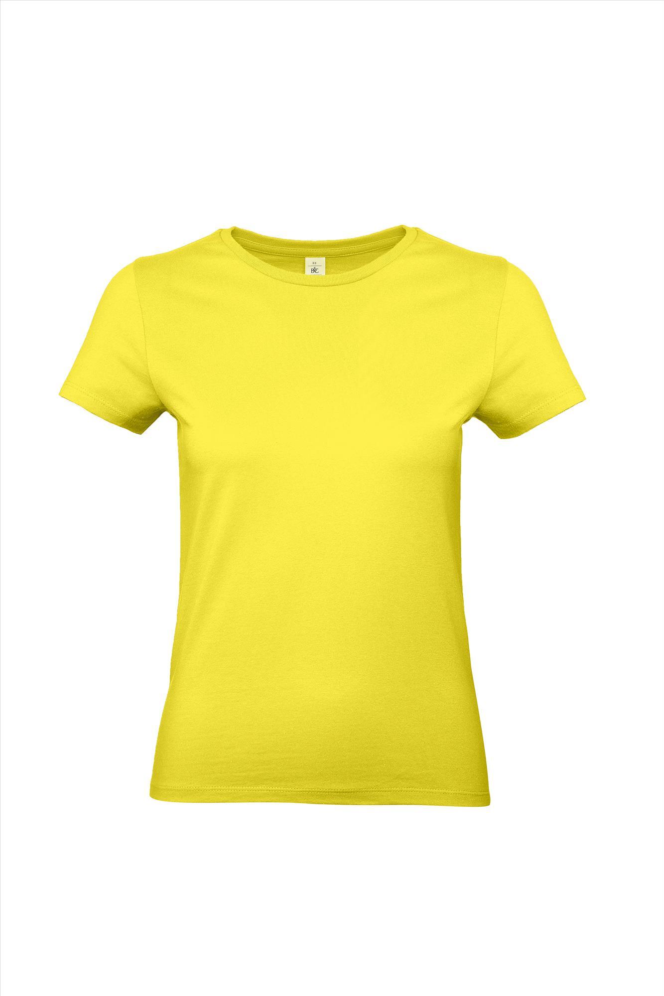 Modern T-shirt voor dames zonnegeel