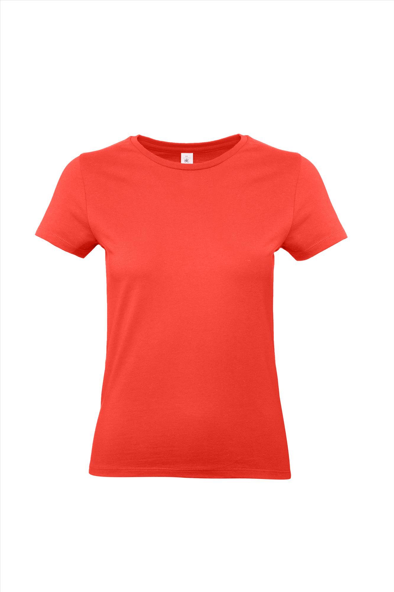 Modern T-shirt voor dames zonsondergang oranje koningsdag