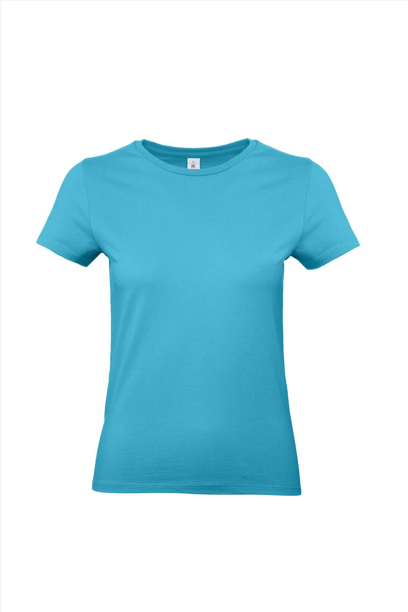 Modern T-shirt voor dames zwembadblauw