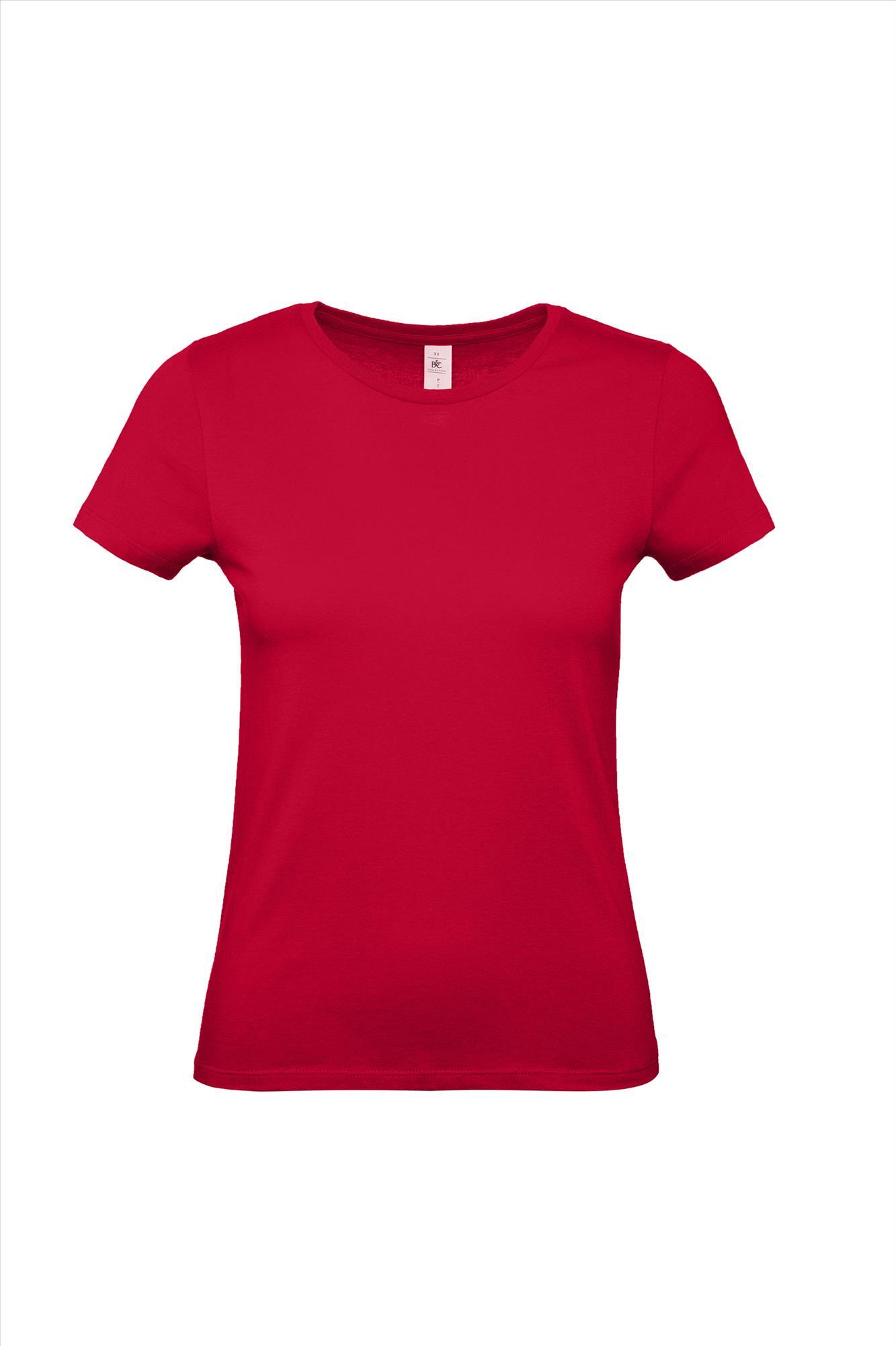 Modern T-shirt voor haar dames shirt deep red
