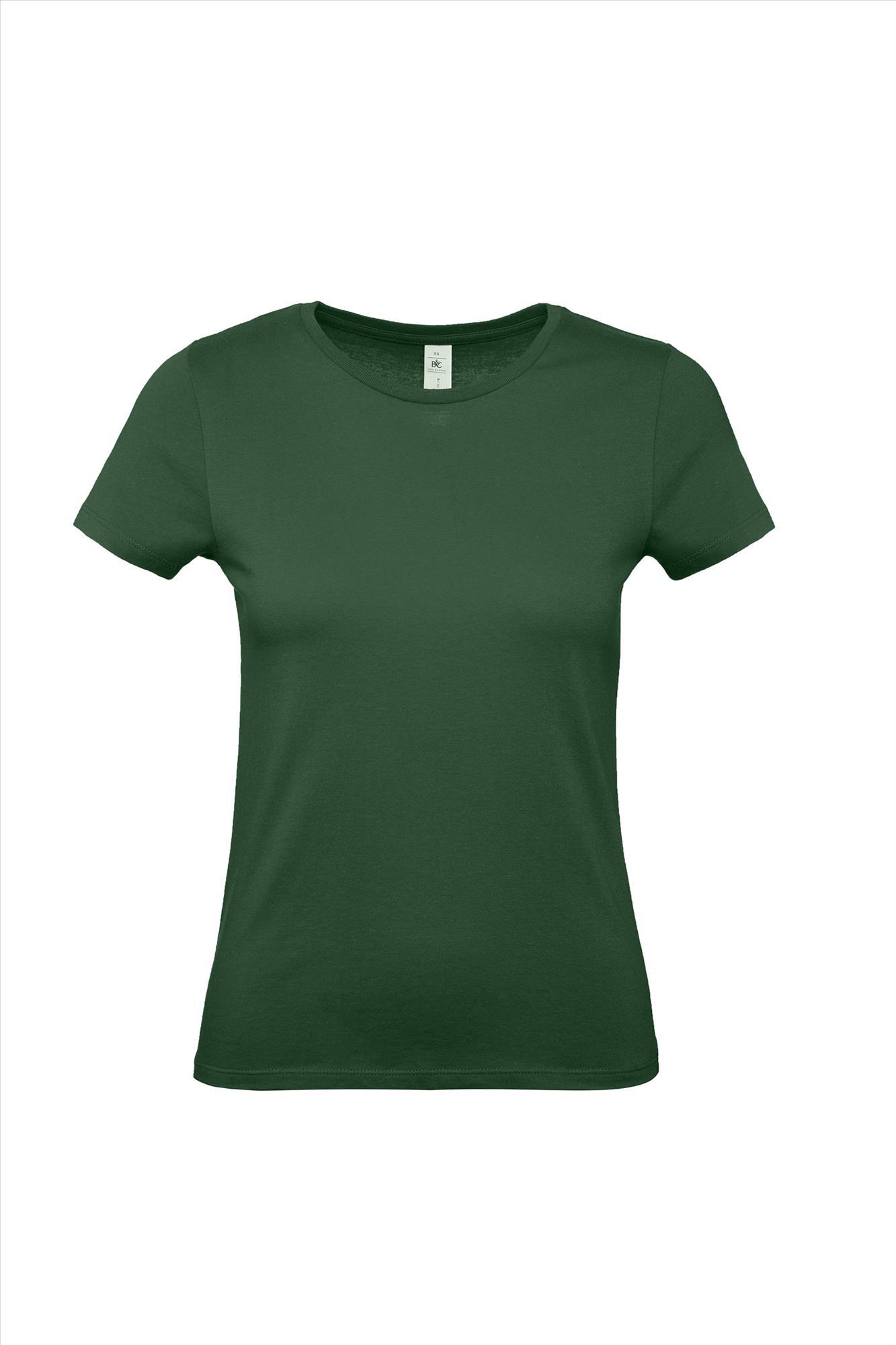 Modern T-shirt voor haar dames shirt flessengroen