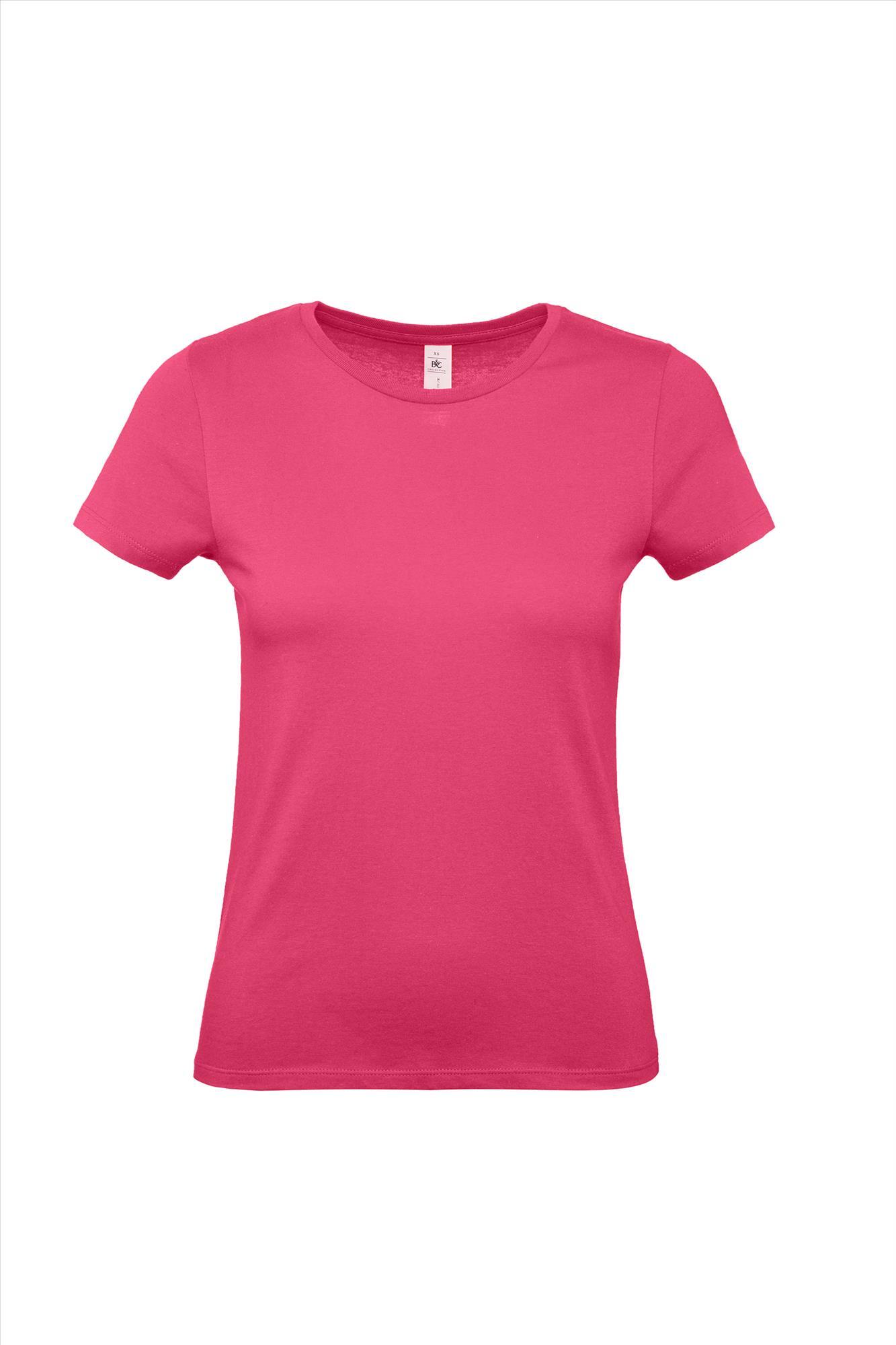 Modern T-shirt voor haar dames shirt fuchsia