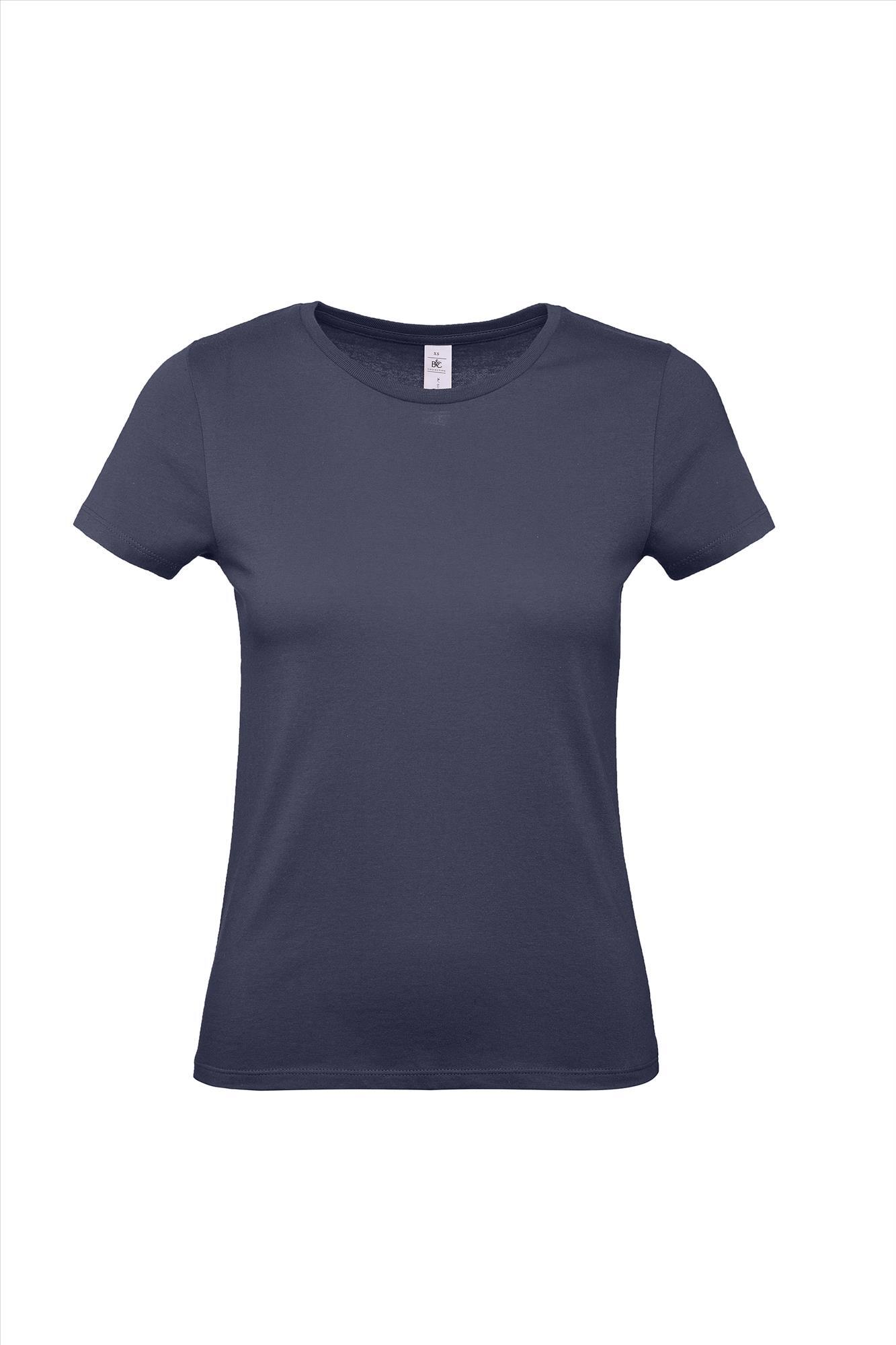 Modern T-shirt voor haar dames shirt urban donkerblauw