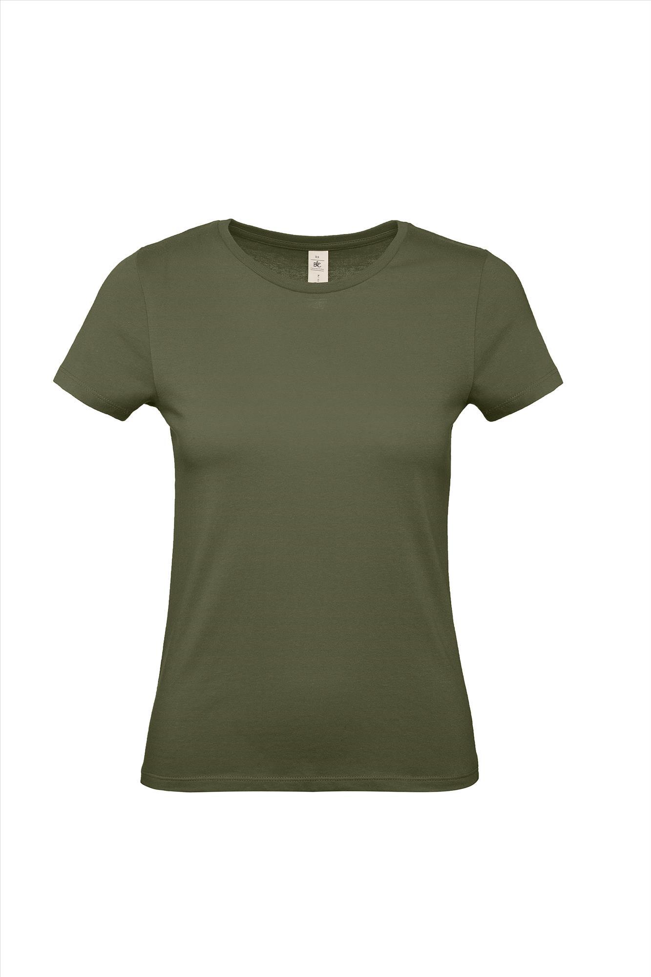 Modern T-shirt voor haar dames shirt urban khaki