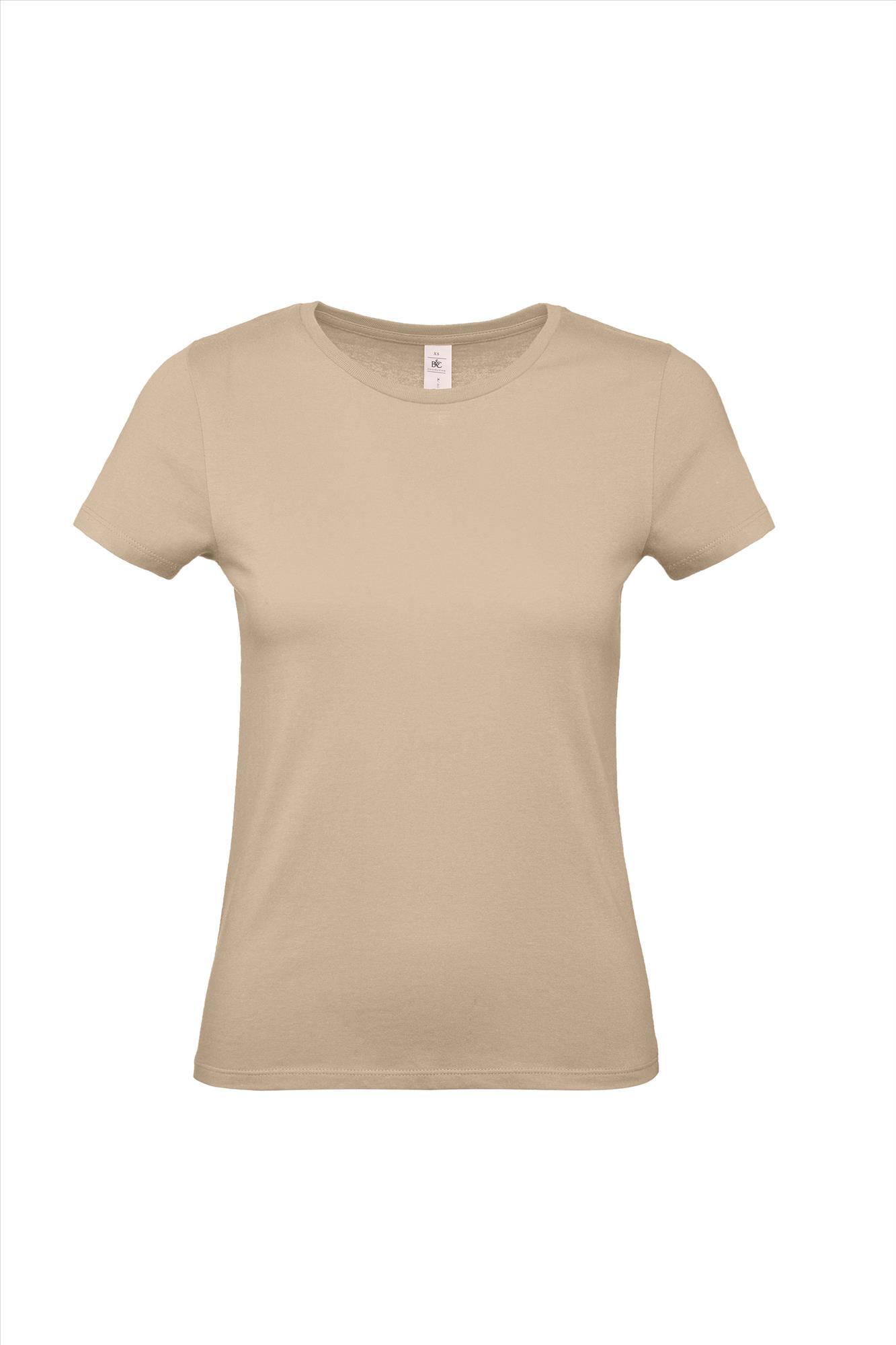 Modern T-shirt voor haar dames shirt zand kleur
