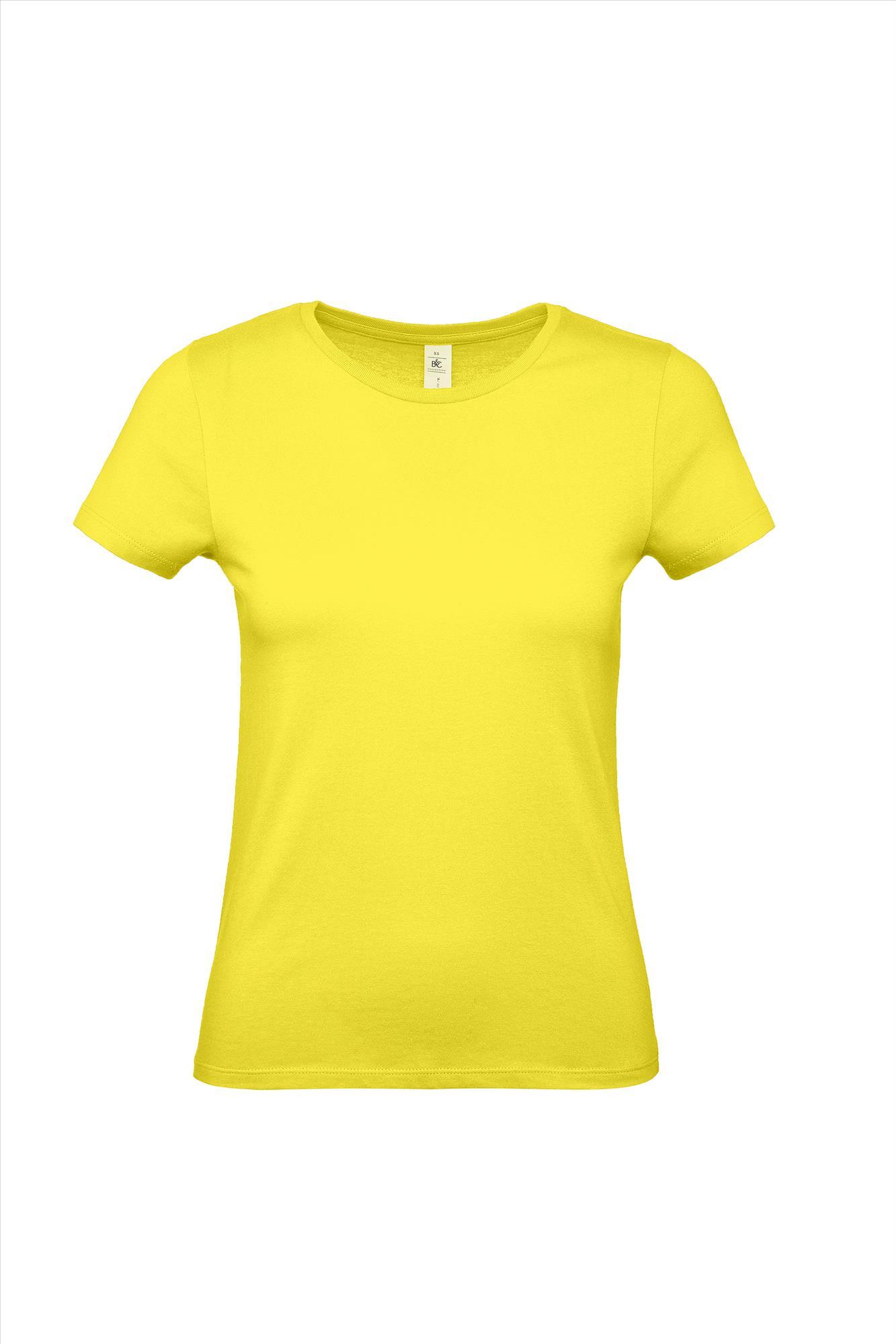 Modern T-shirt voor haar dames shirt zonnegeel