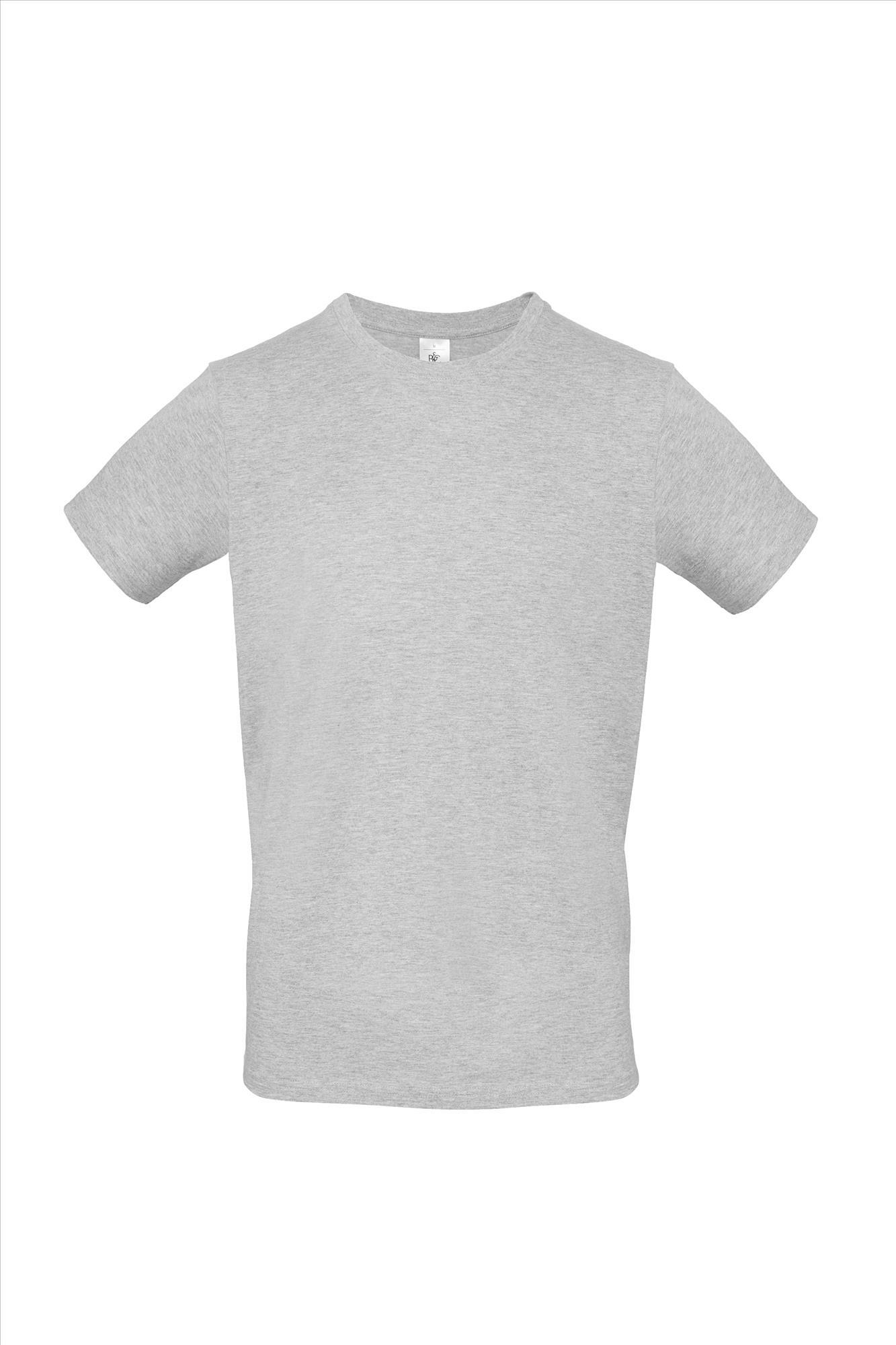 Modern T-shirt voor hem fraai heren shirt asgrauw